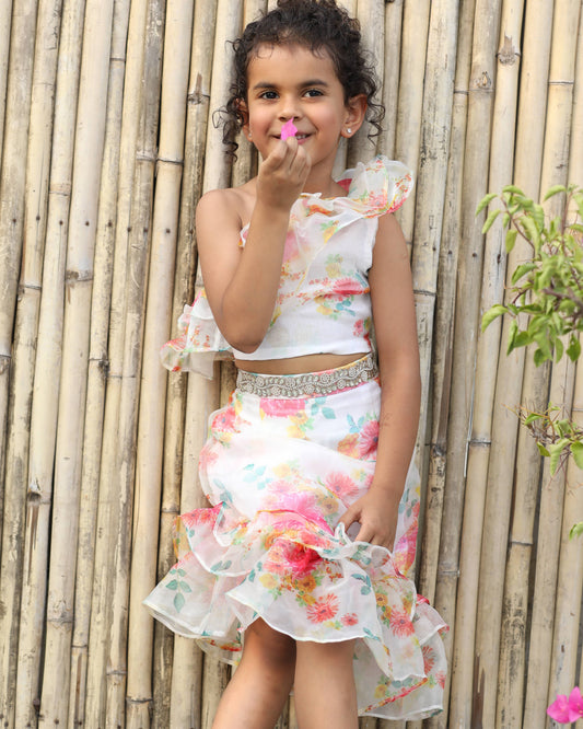 Elegant Flared Party & Festive Wear Skirt