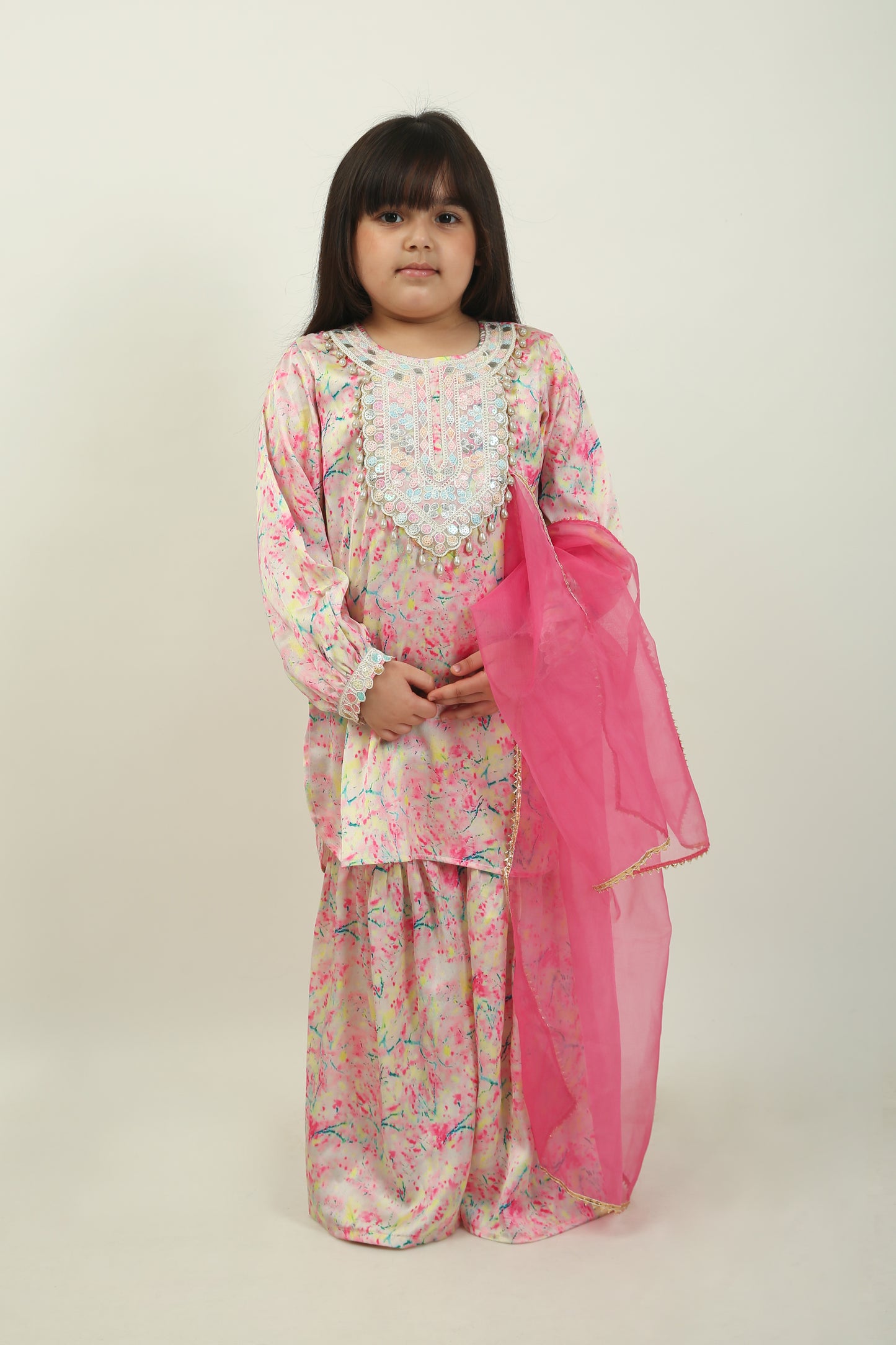 Rang Biranga Sharara Set - Girls